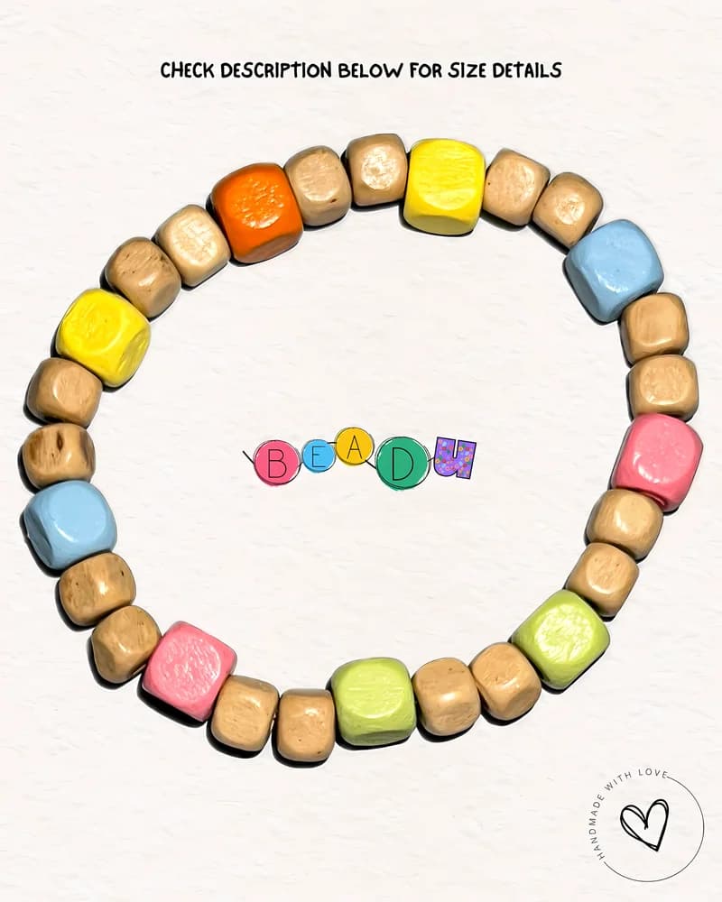 Tooty Frooty Wooden Bracelet view 1